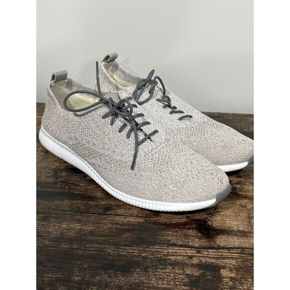 Cole Haan Shoes - COLE HAAN ZERO GRAND Women's Stitch Lite Shoes‎ Size 10 Gray Lace Up Knit